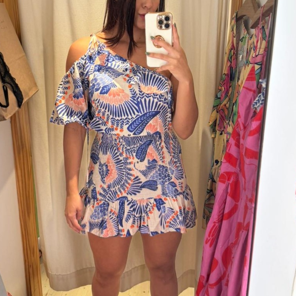 Floral Off-Shoulder Dress FARM RIO